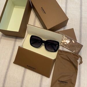Burberry Black Square Sunglasses